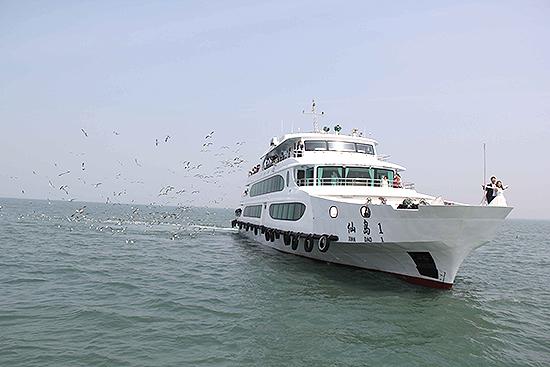 長(zhǎng)島海上游專線起航