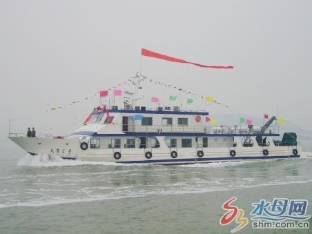 長島海上游船只又添新成員 天資游船抵島