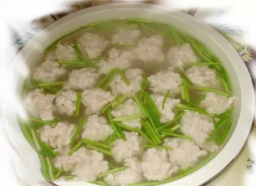 鲅魚(yú)丸子湯            