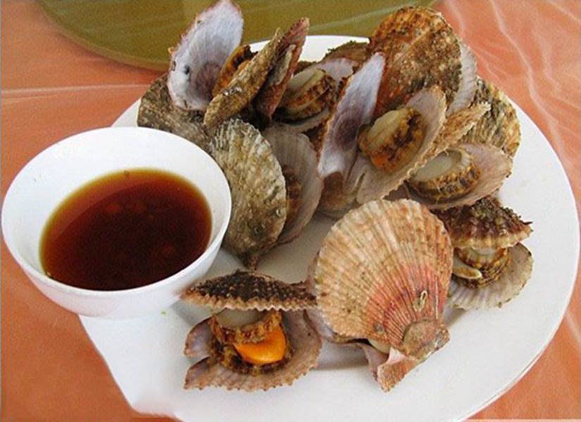清蒸扇貝