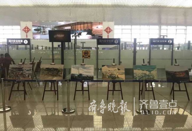 圍觀|清華美院藝術(shù)家長(zhǎng)島寫生作品在煙臺(tái)展出