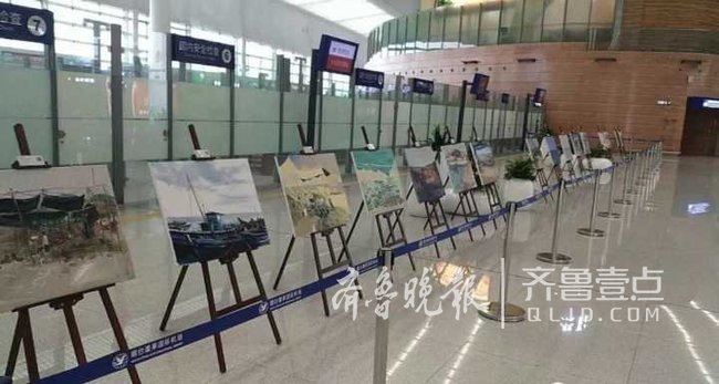 圍觀|清華美院藝術(shù)家長(zhǎng)島寫生作品在煙臺(tái)展出